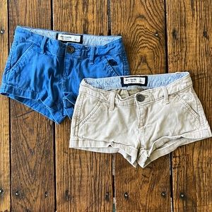 Abercrombie girls size 8 shorts.